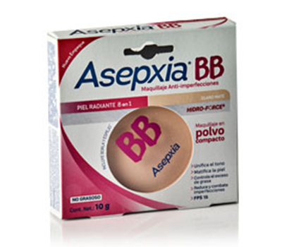 ASEPXIA MAQUILLAJE POLVO NATURAL MATE 10 g