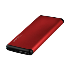 Powerbank S12 Argom De 12000mAh, Doble Entrada USB, Color Rojo