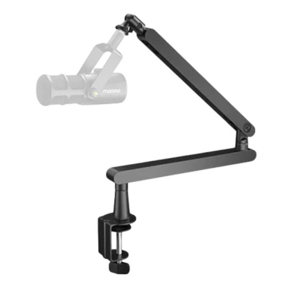 Soporte para microfono maono BA92 compatible con microfonos PD400X PD200X PD100 PM500 PM320 PM325T capacidad de 2KG tornillo de 5/8 pulg. a 3/8 pulg.
