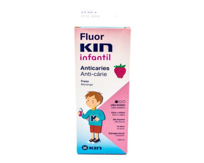 Enjuague bucal fluor King infantil fresa 500 ml