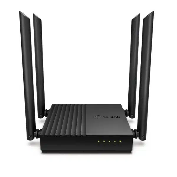 Router tp link archer c64 2 4 ghz 5 ghz ac1200 mu mimo gigabit puertos lan wan negro