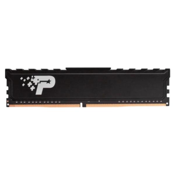Memoria RAM PC 16GB Patriot PSP416G320081H1 SL P DDR4 3200 MHZ CL22 1.2 V Signature Premium. Unbuffered Dimm 288 Pines – Negro