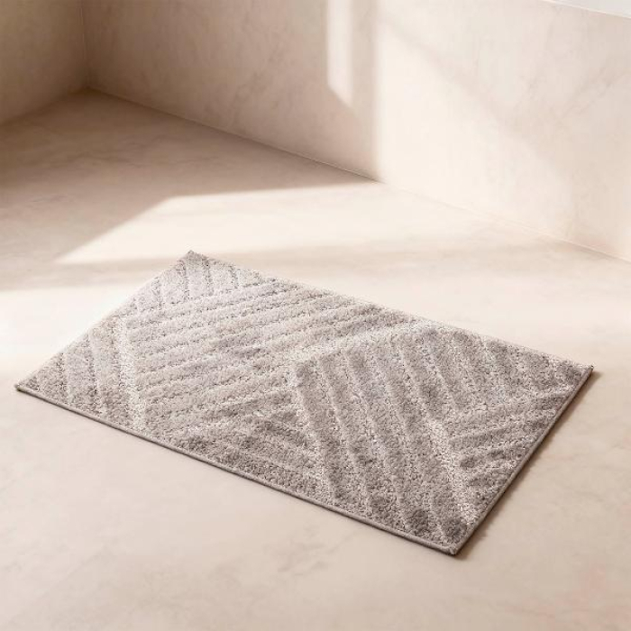 ALFOMBRA BAÑO 50X80CM GRIS EMMEVI