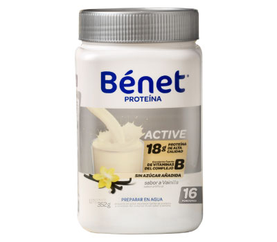 BENET PROTEÍNA VAINILLA SIN AZÚCAR 352 GR