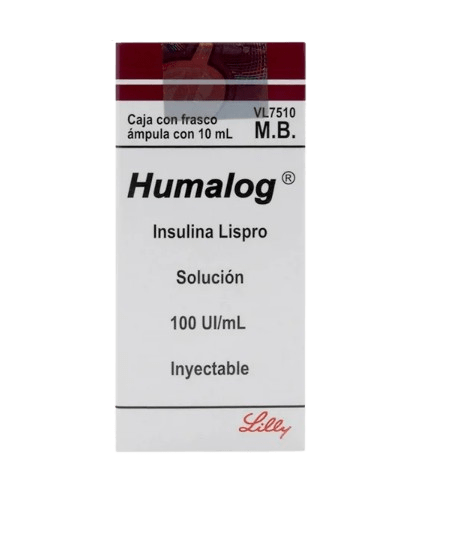 HUMALOG INSULINA INYECCION 100UI 10 ML