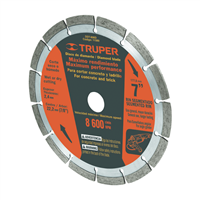Disco Diamantado Segmentado 7" Truper