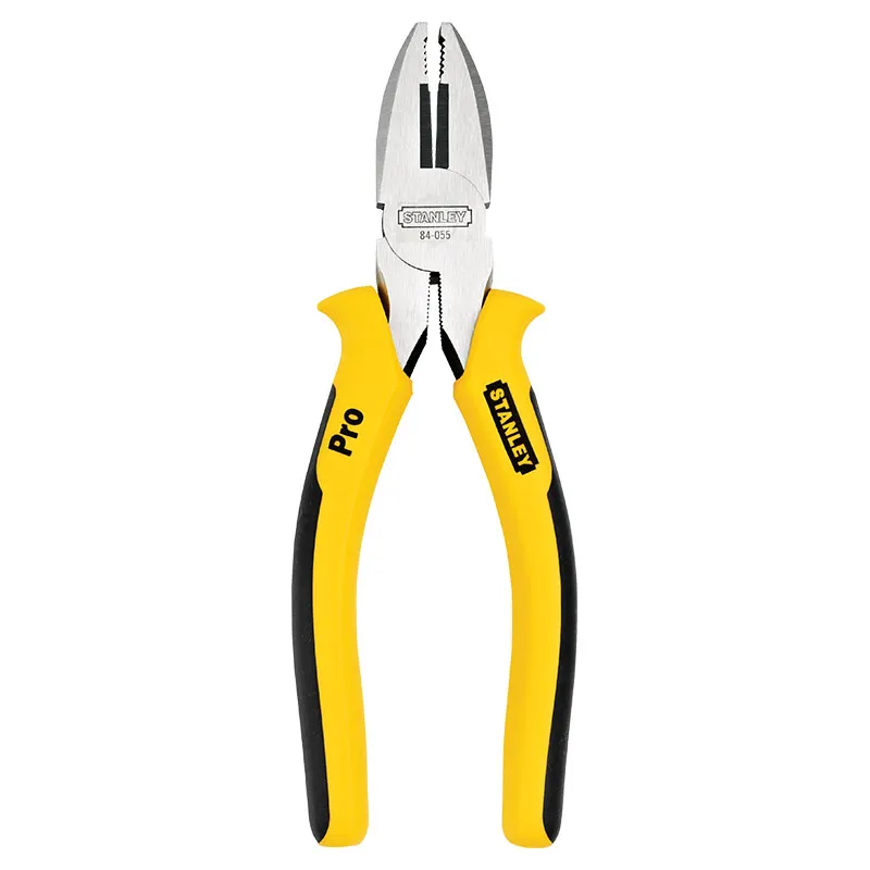 Alicate pro electricista 7" mango bimaterial Stanley