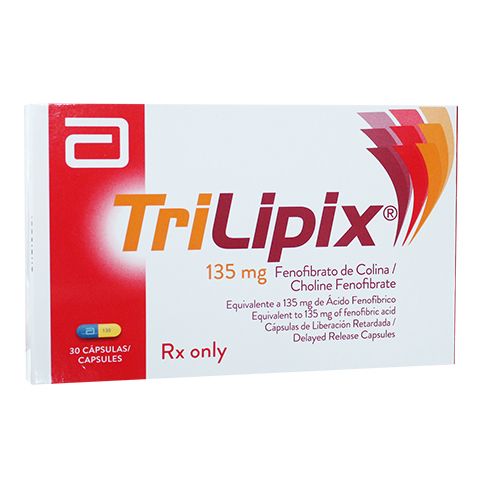 TRILIPIX 135 MG X 30 CAPS