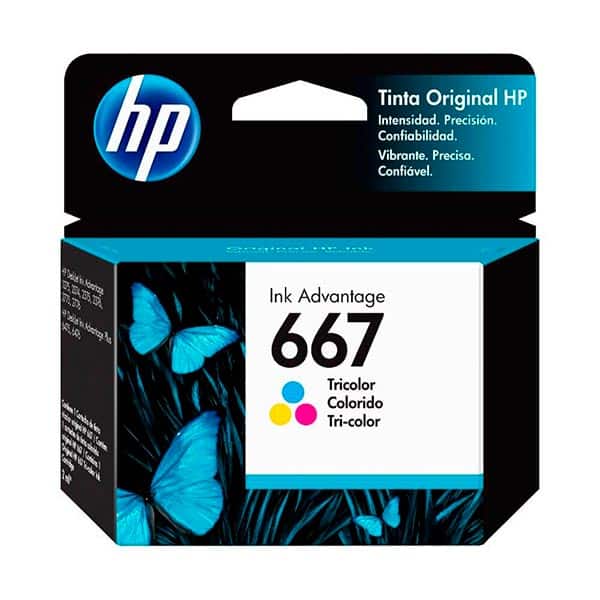 HP Cartucho de tinta tricolor