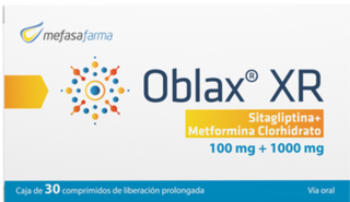 Oblax XR 100/1000 mg 30 comprimidos recubiertos