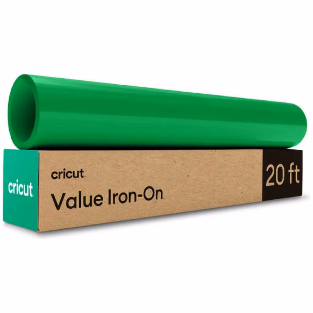 Vinil textil Cricut Value Iron-On verde 12” x 20 ft