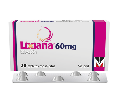 LIXIANA 60 MG COMPRIMIDOS VÍA ORAL
