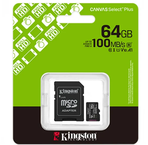 Kingston Micro SD Canvas Select Plus – 64GB