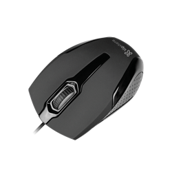 Mouse galet óptico, ambidiestro, color negro, Klip Xtreme