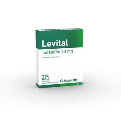 Levital 20mg, 4 peliculas de desintegración oral