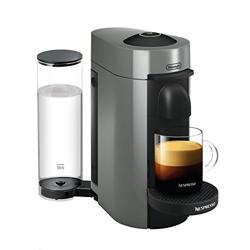 Nespresso Vertuo Plus Coffee Espresso Maker by DeLonghi, Grey