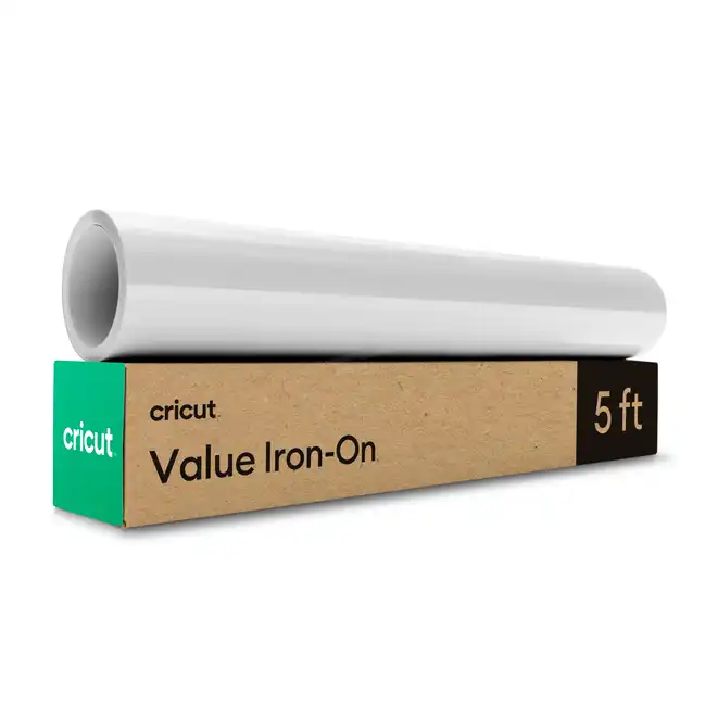 Vinil textil Cricut Value Iron-On blanco 12” x 5 ft