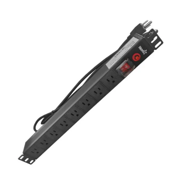 REGLETA PARA RACK NOVA – 8 TOMAS – 110V