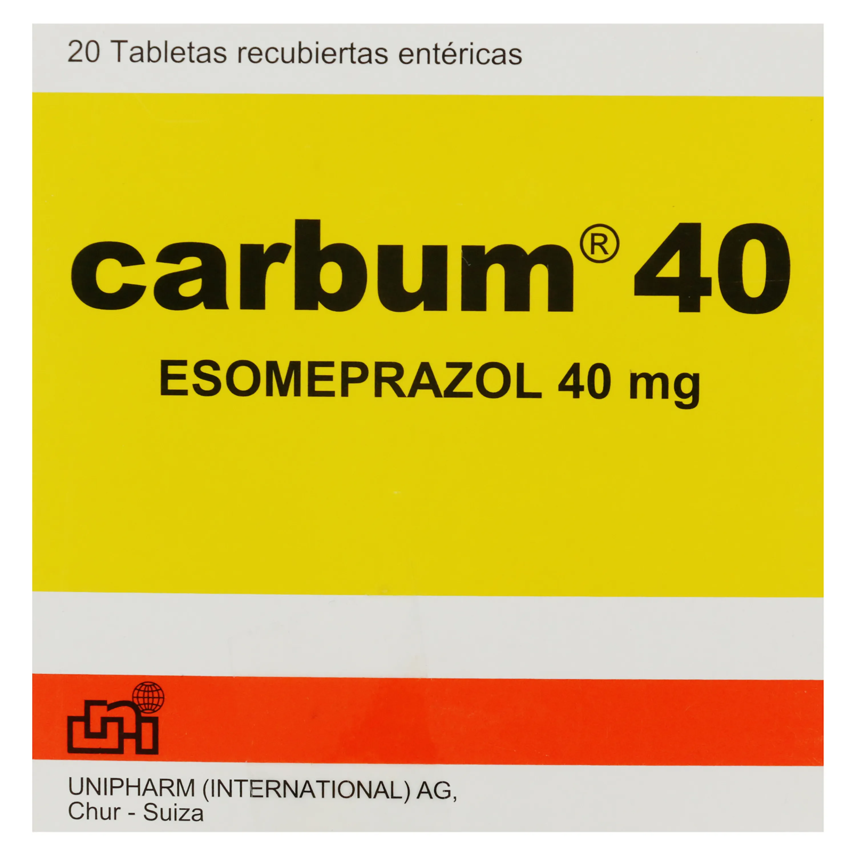 Carbum 40 Mg X 20 Tabs