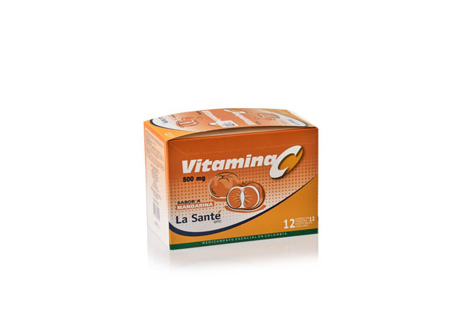 LE SANTE VITAMINA C MASTICABLE 500 mg MANDARINA x 144 TABL