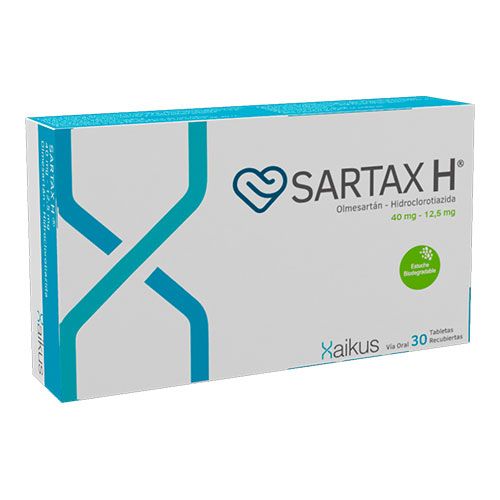 SARTAX H 40MG/12.5MG X 30 TABS