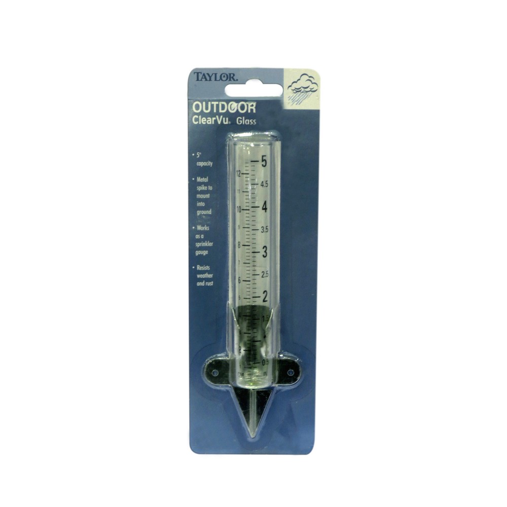 Medidor de vidrio para lluvia 5 pulg