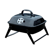 Parrilla Carbon Portatil 36 x 30 cm Negra