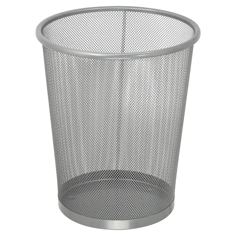 Papelera de hierro 10 l redondo Basic Living