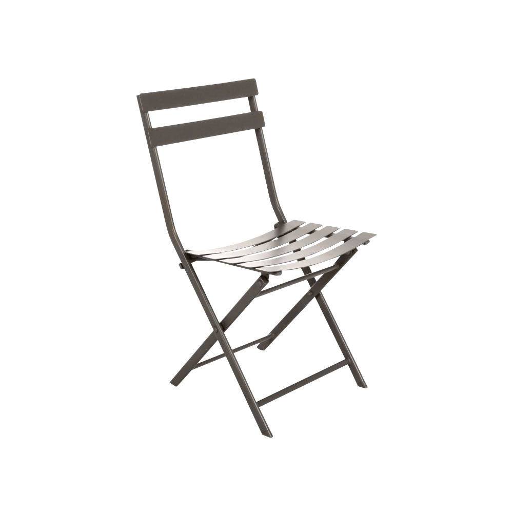 Silla plegable de acero para exterior