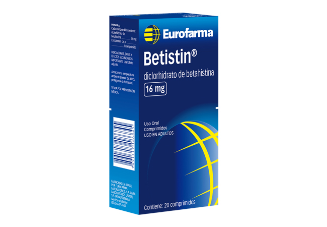 BETISTIN COMPRIMIDOS 16MG