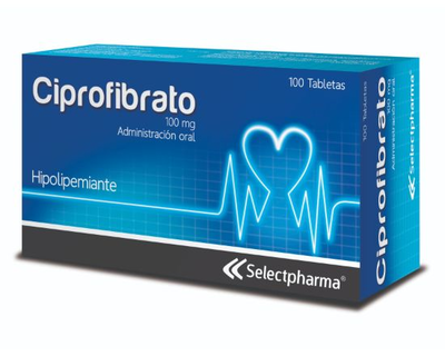Ciprofibrato Selectpharma 100 m, 30 tabletas