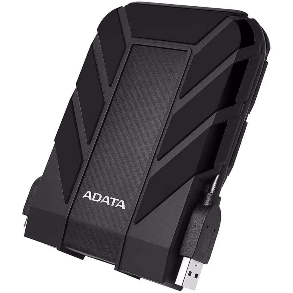 Disco duro externo ADATA HD710 PRO de 4 TB y 2,5″, resistente al polvo, al agua y a los golpes (AHD710P-4TU31-CBK, negro)