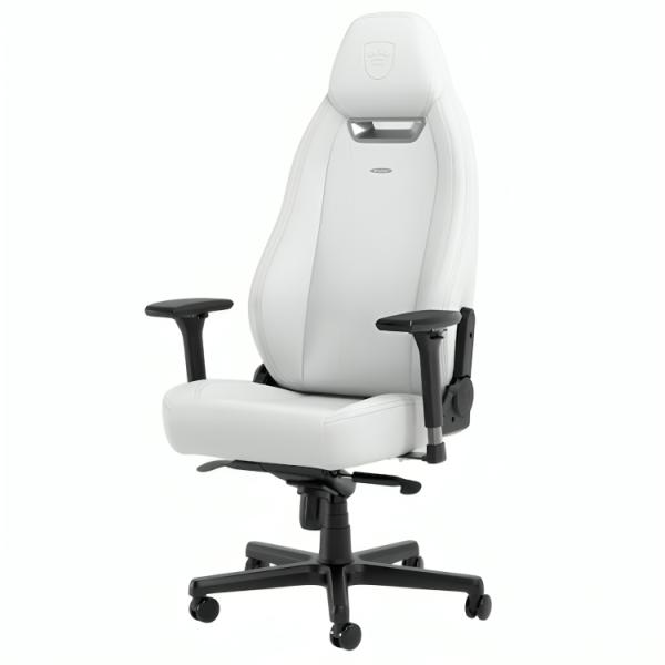 Silla Ergonómica Noblechairs Gaming Legend Cuero Sintético NBL-LGD-GER-WED – Blanco
