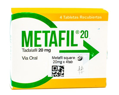 Metafil, 20 mg, 4 tabletas