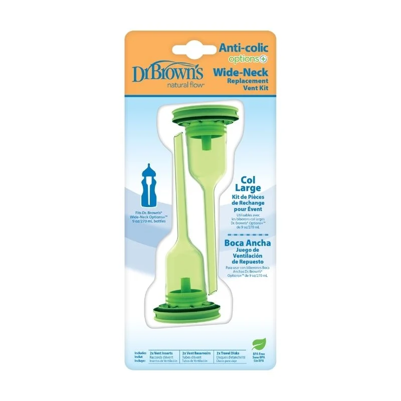 Repuesto Ventilación para chupones DrBrowns Boca Ancha Options+ 9 oz.