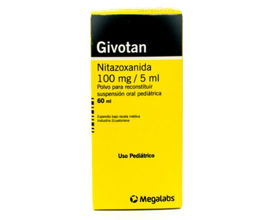Givotan polvo para suspensión, 60 ml