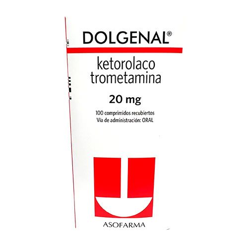 DOLGENAL 20 MG X 100 COMP