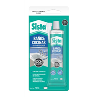 Silicon Baño Cocina Transparente 70 ml Sista