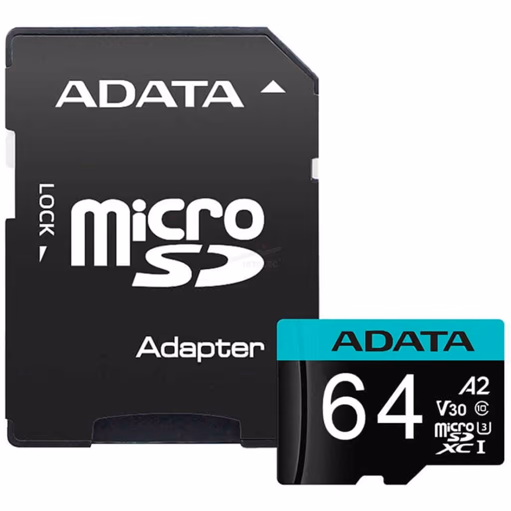 Memoria MicroSD Adata 64GB Clase 10 A2 – V30