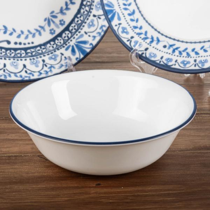 VAJILLA 12 PIEZAS REDONDA PORTOFINO CORELLE