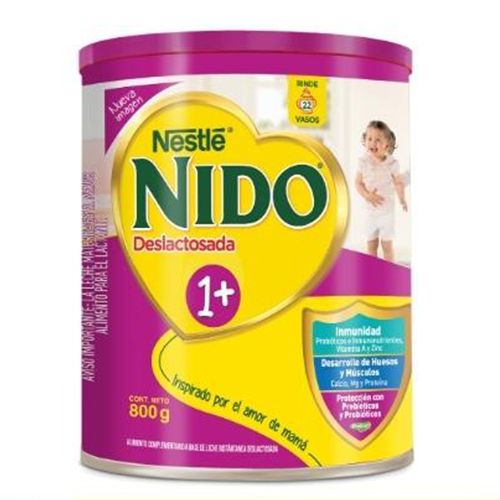LECHE NIDO DESLACTOSA 800 GRS