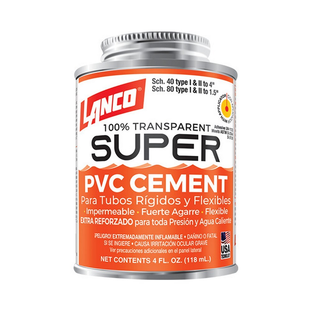 Pegamento para pvc 120 ml super cemento