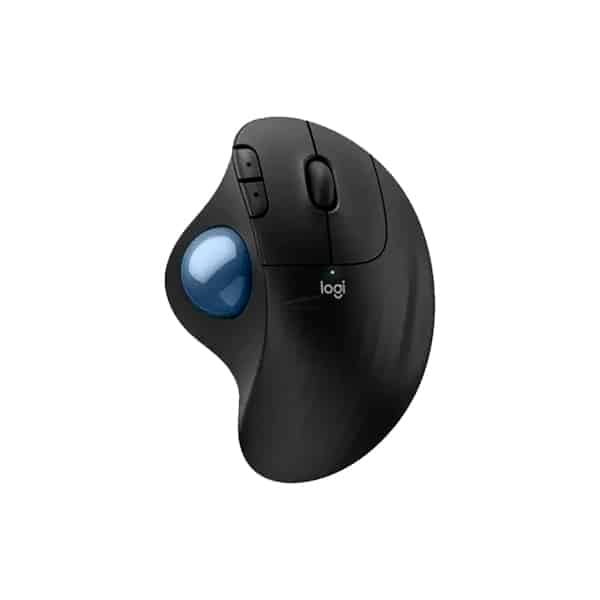 Logitech Mouse trackball inalámbrico BT grafito/azul