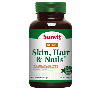 SUNVIT LIFE SKIN HAIR & NAILS 60 CÁPSULAS