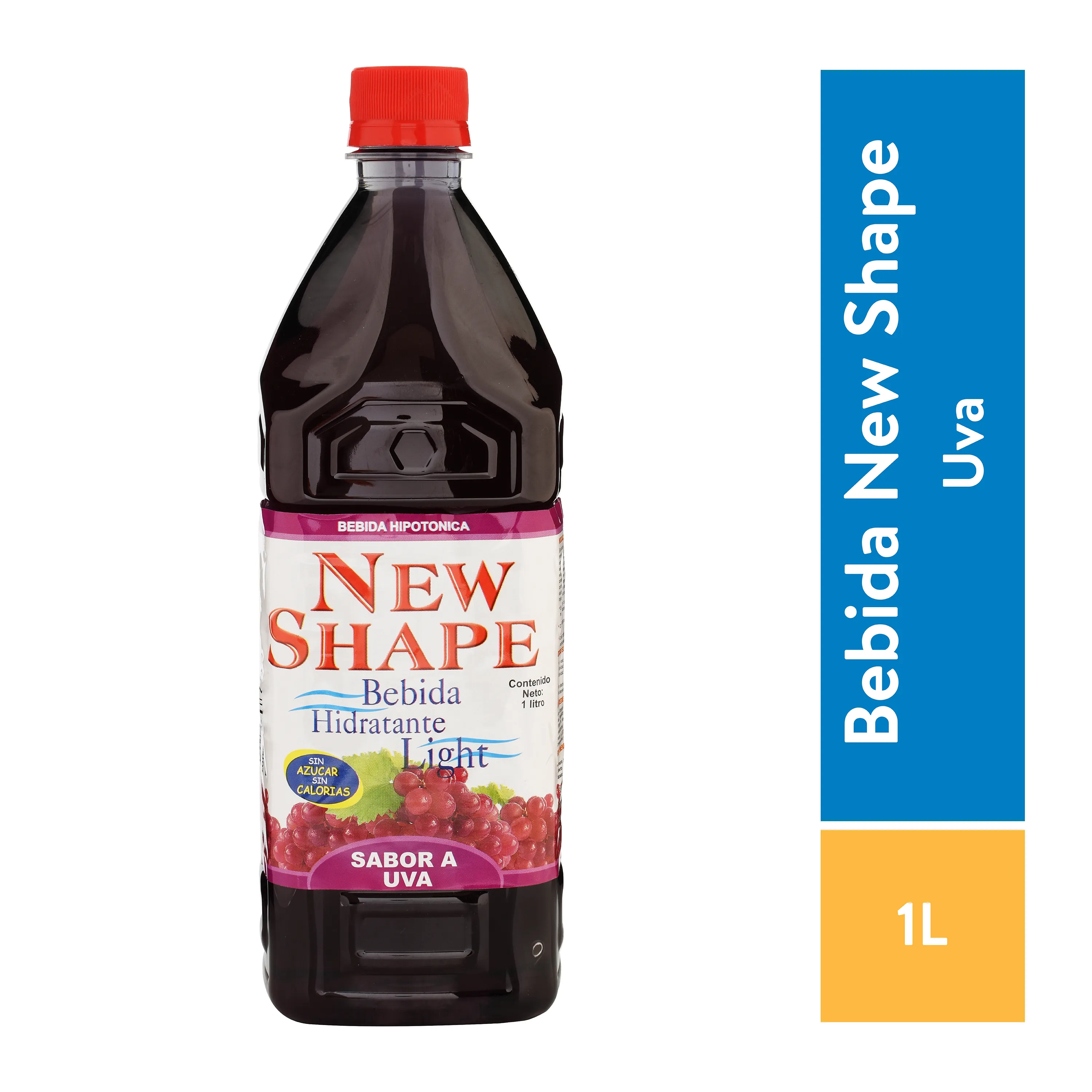 Bebida New Shape sabor uva - 1 L