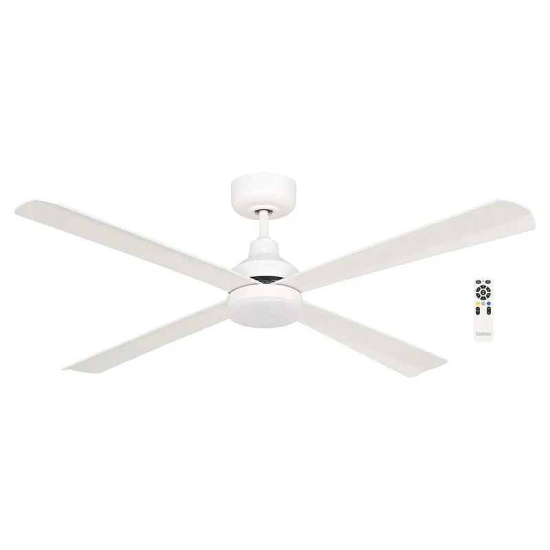 Ventilador techo inteligente 52" 4 aspas reversibles blanco Designers Lighting
