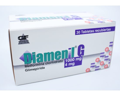 Diamenil G 1000/4 mg 30 comprimidos