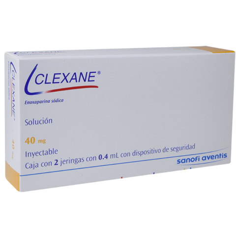 CLEXANE SOLUCIONES INYECTABLES 40 MG