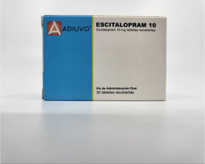 Escitalopram Adiuvo, 10 mg, 30 tabletas