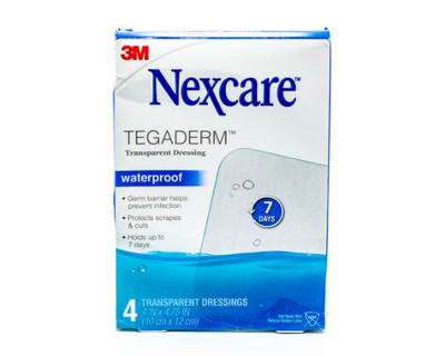 Tegaderm Nexcare 4 parches